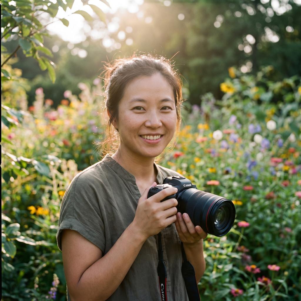 熟女人妻植物摄影师-林小雨